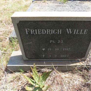 WILLE Friedrich 1912-1967