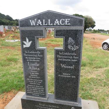 WALLACE Wessel 1974- & Lizelle Alleta 1980-2021