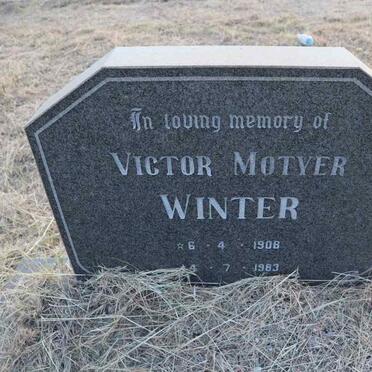 WINTER Victor Motyer 1908-1983