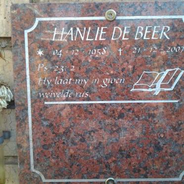 BEER Hanlie, de 1958-2007
