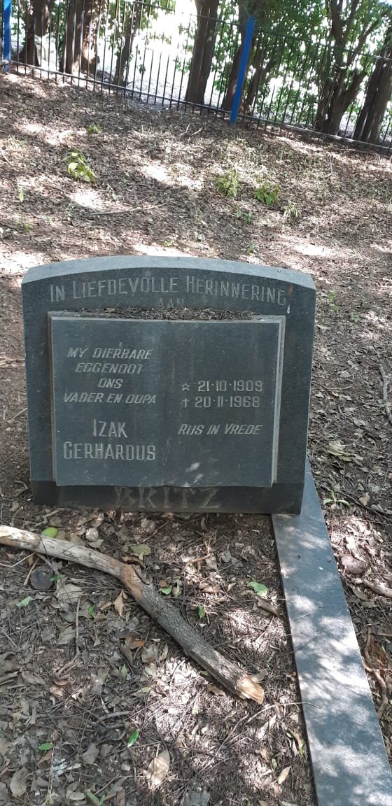 BRITZ Izak Gerhardus 1909-1968