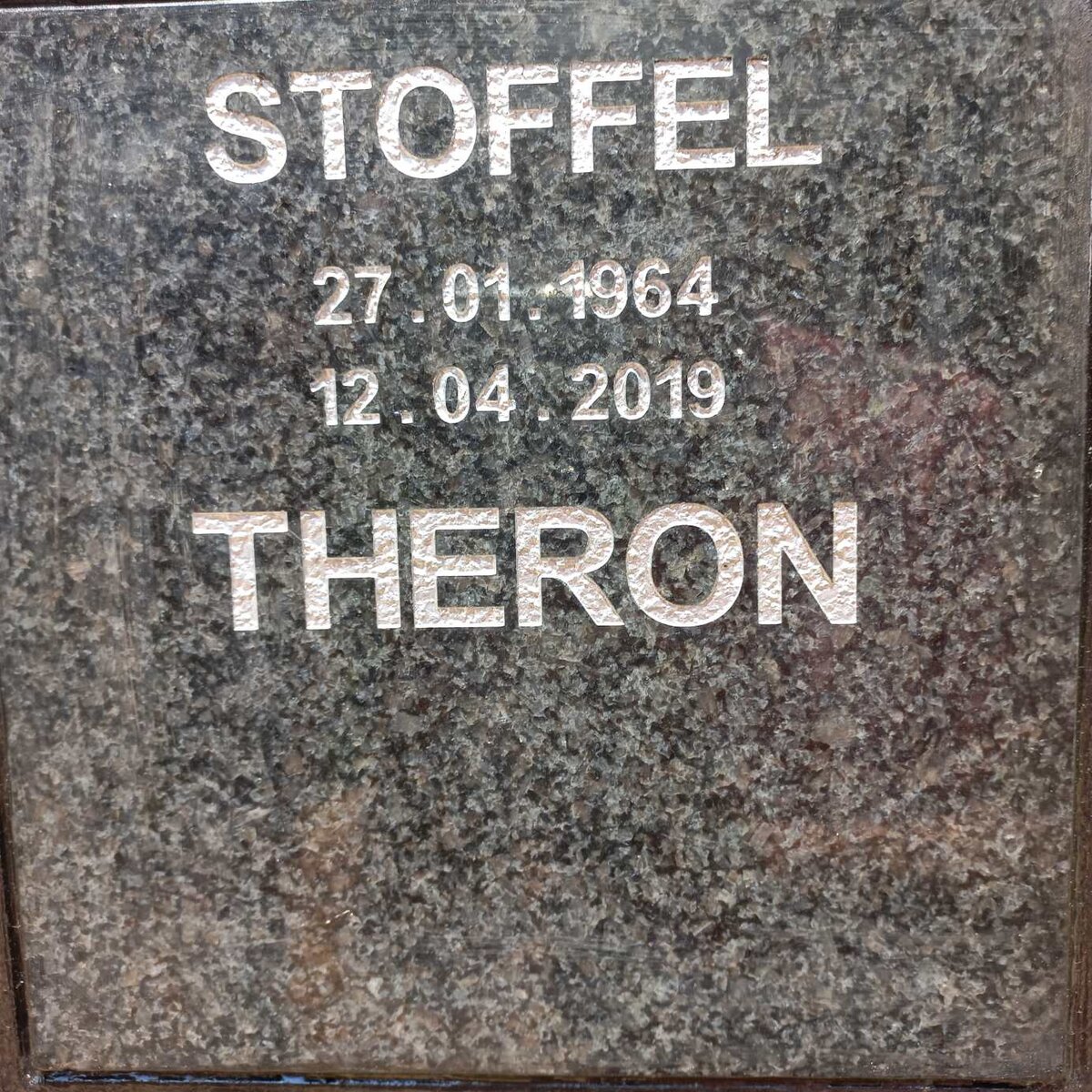 THERON Stoffel 1964-2019