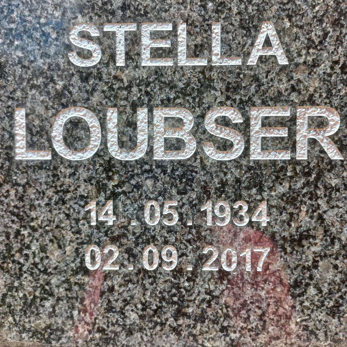 LOUBSER Stella 1934-2017
