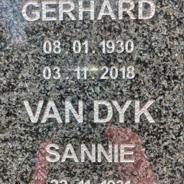 DYK Gerhard, van 1930-2018 &amp; Sannie 1931-2020