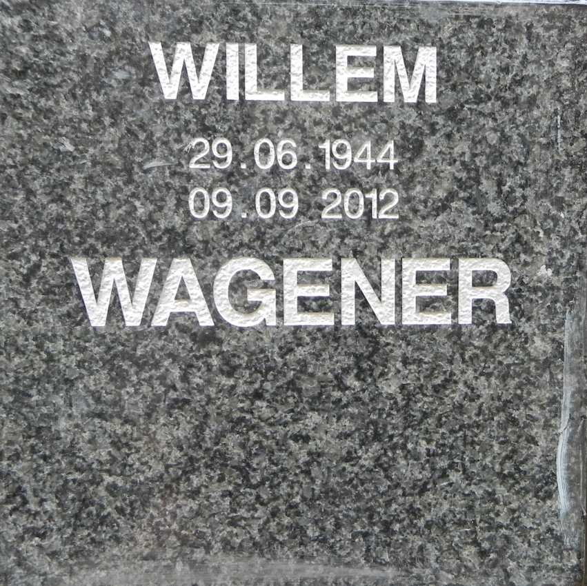 WAGENER Willem 1944-2012