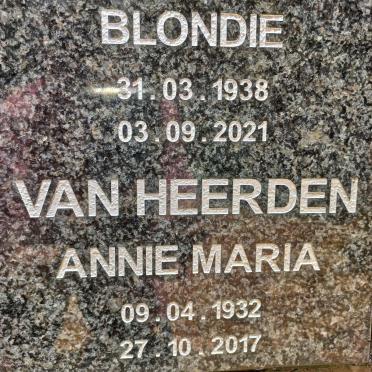 HEERDEN Annie Maria, van 1932-2017 :: HEERDEN Blondie, van 1938-2021