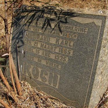 KOCH Ferdinand Karl 1865-1935