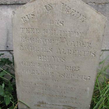 BRUYNS Andries Albertus 1885-1945