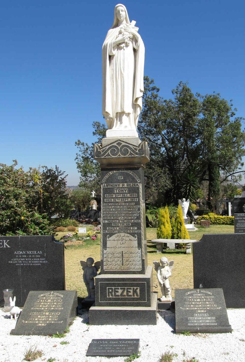 REZEK Peter 1846-1942 &amp; Mary 1881-1947 :: REZEK Anthony 1899-1929