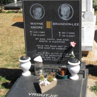 GREEF Wayne Andre 1980-2007 :: GREEF Brandon-Lee 2000-2007