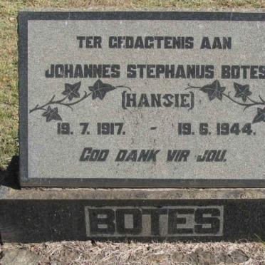 BOTES Johannes Stephanus 1917-1944