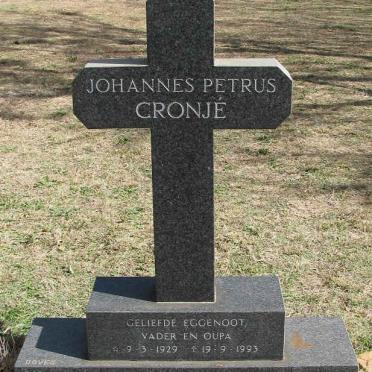 CRONJE Johannes Petrus 1929-1993