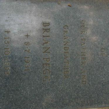 PEGG Brian 1931-1992