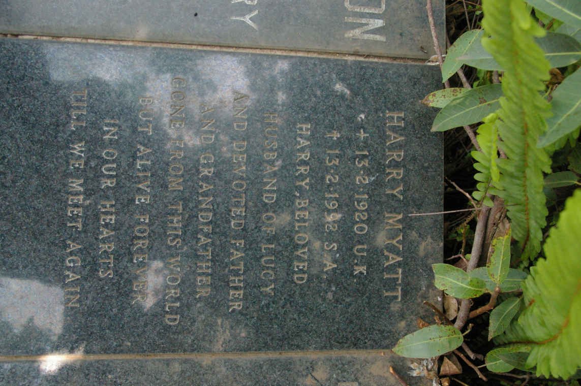 MYATT Harry 1920-1992