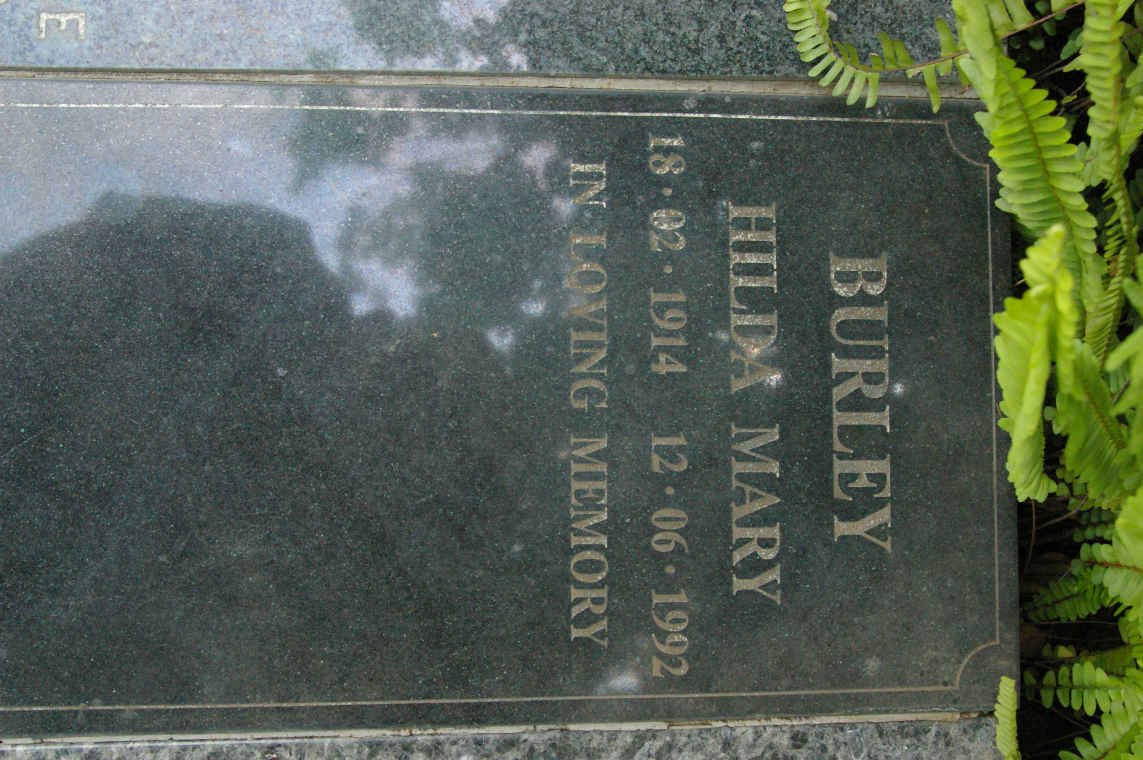 BURLEY Hilda Mary 1914-1992