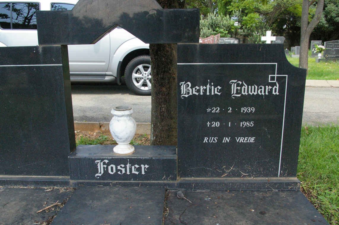 FOSTER Bertie Edward 1939-1985