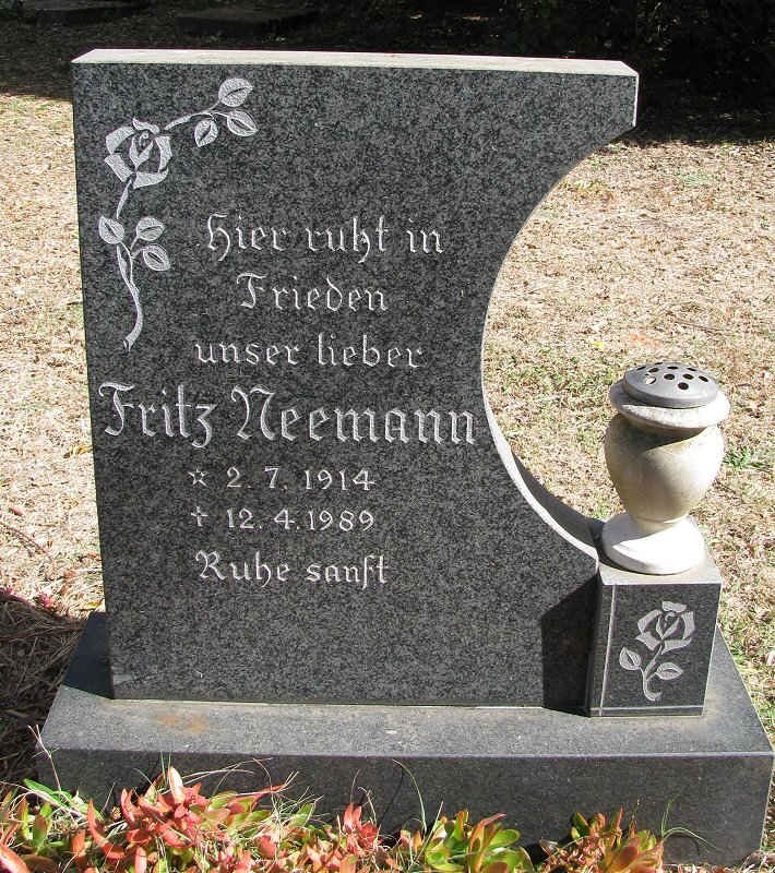 NEEMANN Fritz 1914-1989