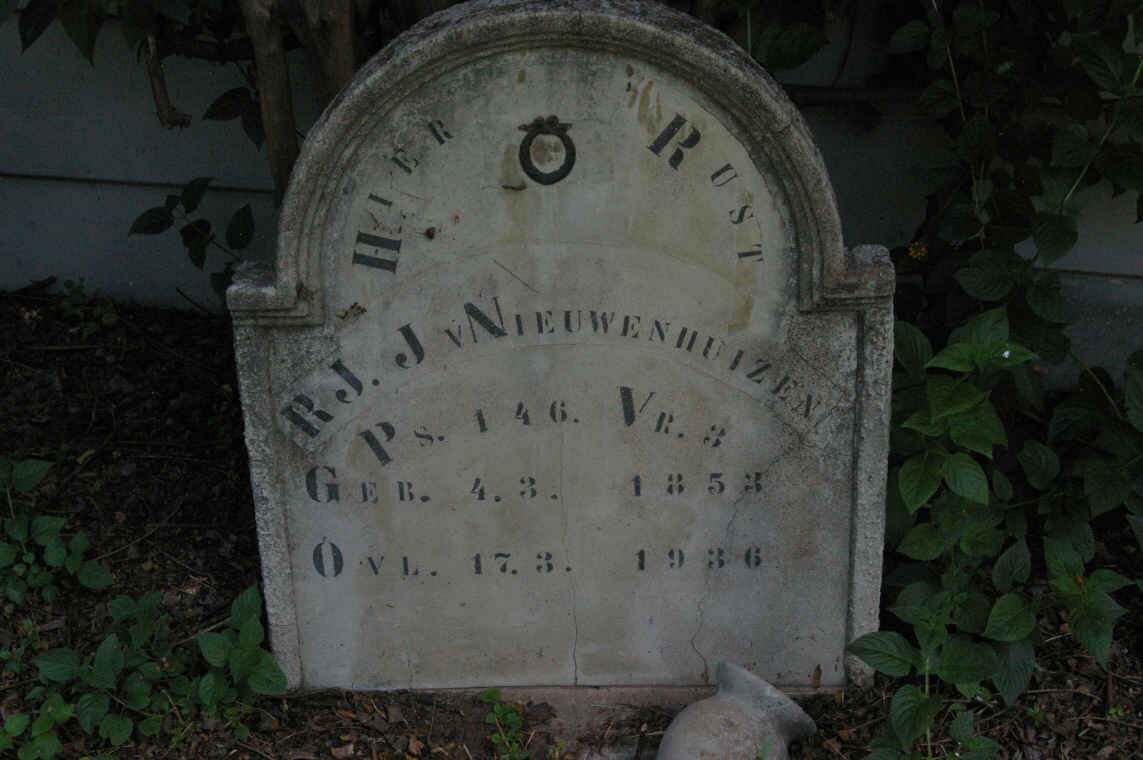 NIEUWENHUIZEN R.J.J. 1853-1936