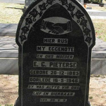 PIETERSE E.G. 1885-1946