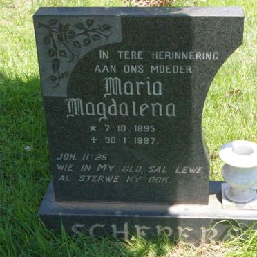 SCHEEPERS Maria Magdalena 1895-1987