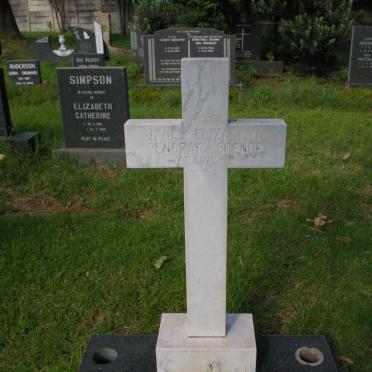 SPENCE Jane Elizabeth Pendray