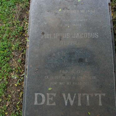 WITT Philippus Jacobus, de 19??-19?8