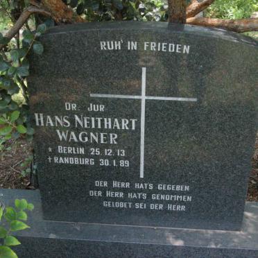 WAGNER Hans Neithart 1913-1989