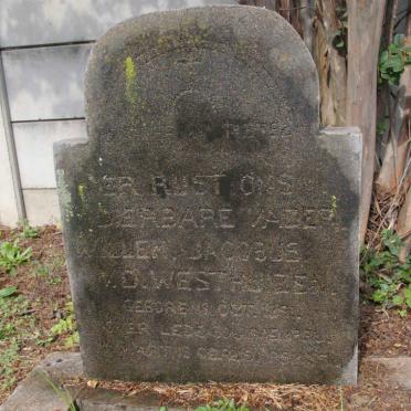 WESTHUIZEN Willem Jacobus, v.d. 18??-19??