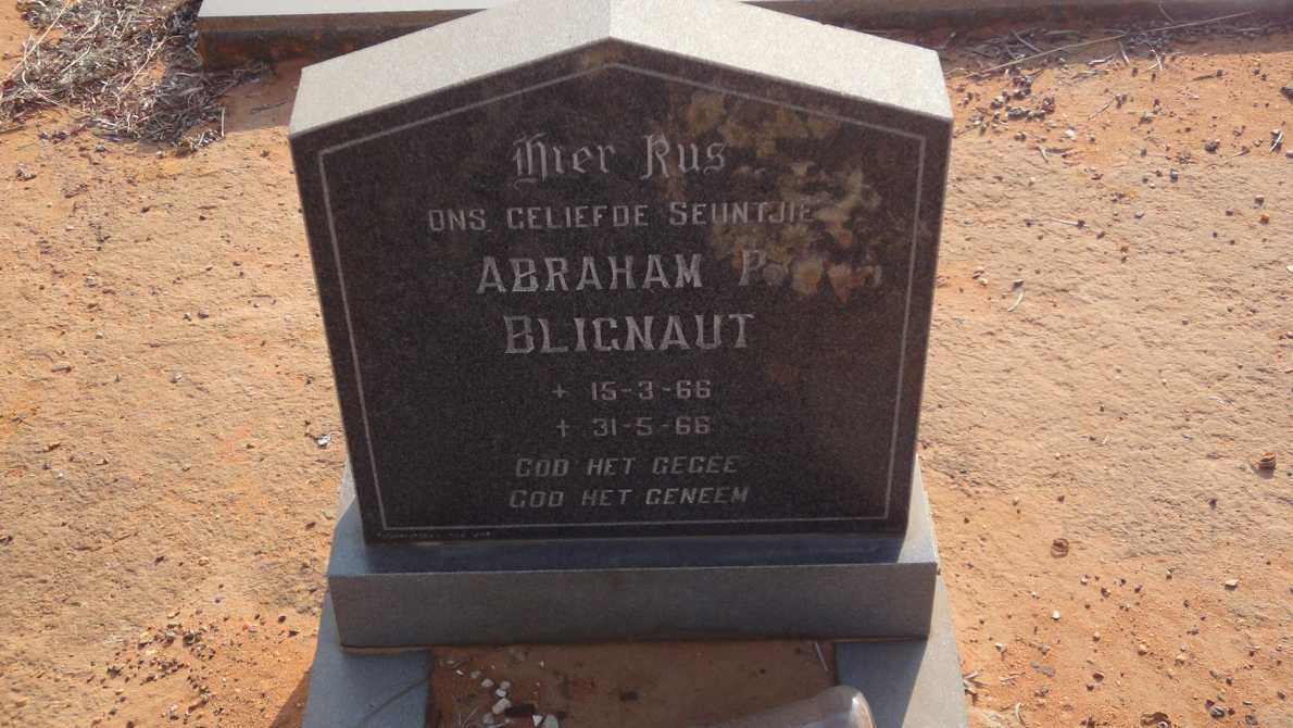 BLIGNAUT Abraham P. 1966-1966