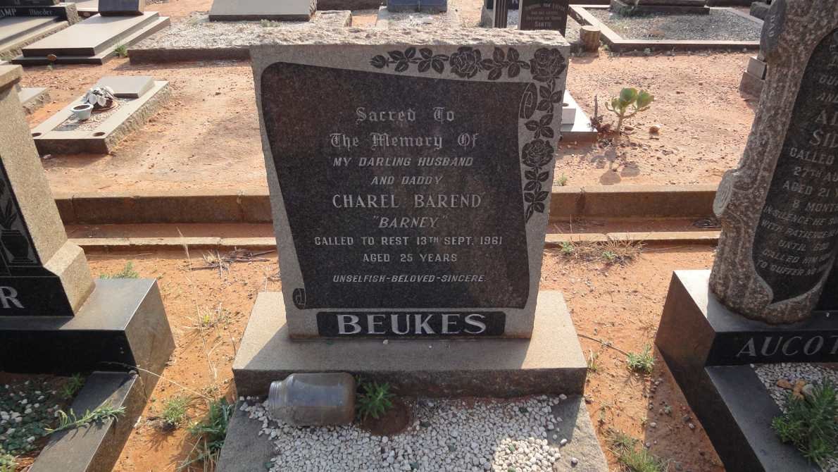 BEUKES Charel Barend -1961
