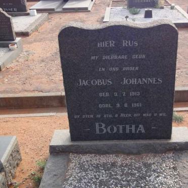 BOTHA Jacobus Johannes 1913-1961