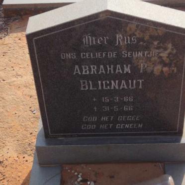 BLIGNAUT Abraham P. 1966-1966
