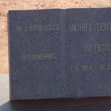 BERGH Michiel Tertius 1914-1962