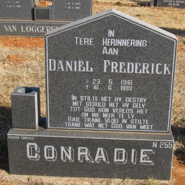 CONRADIE Daniël Frederick 1961-1993