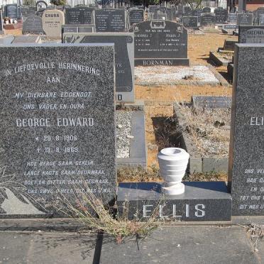 ELLIS George Edward 1906-1969 &amp; Elizabeth Gezina 1912-1982