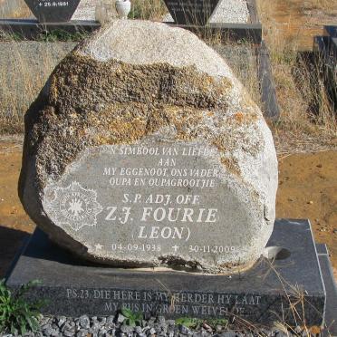 FOURIE Z.F. 1938-2009
