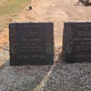 GILLARD James John George 1876-1951 &amp; Jane Johanna 1882-1960