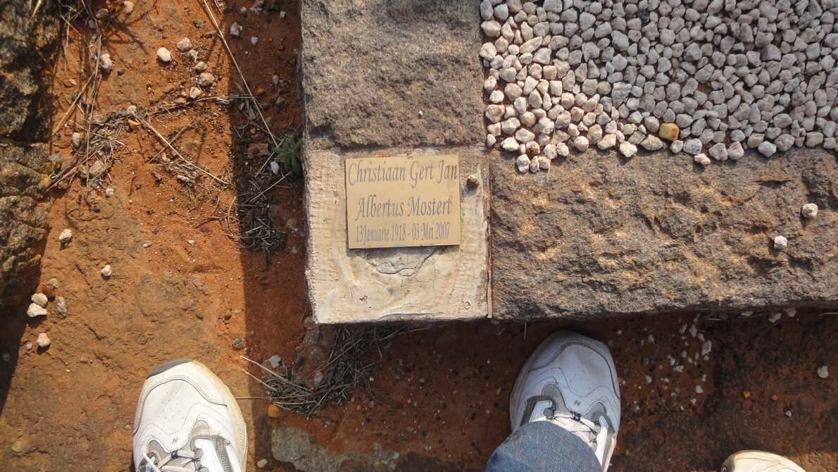 MOSTERT Christiaan Gert Jan Albertus 1918-2007