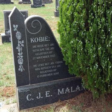 MALAN C.J.E. nee SAAYMAN 1955-2002