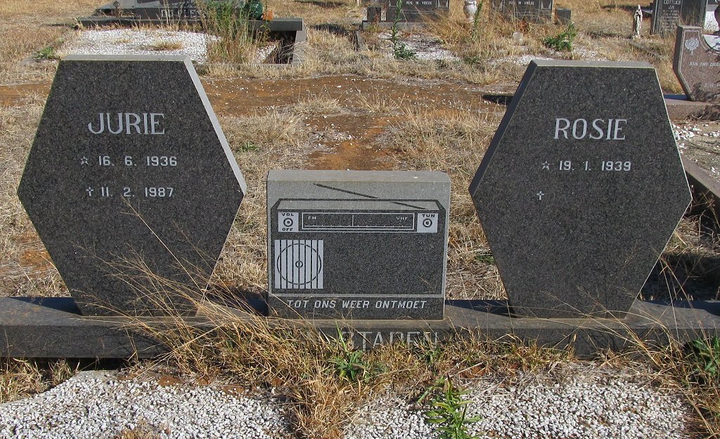 STADEN Jurie, van 1936-1987 &amp; Rosie 1939-