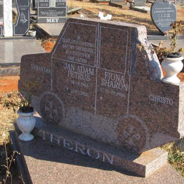 THERON Jan Adam Petrus 1963-2000 &amp; Fiona Sharon 1966-