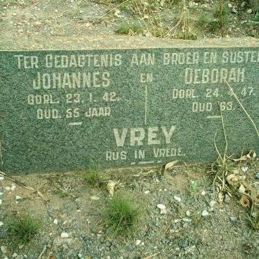 VREY Johannes -1942 :: VREY Deborah  -1947