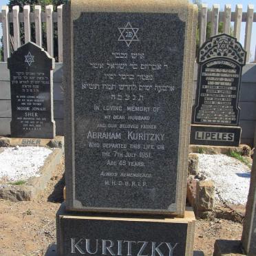 KURITZKY Abraham -1951