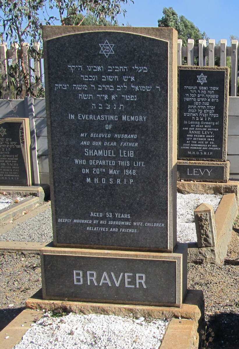 BRAVER Shamuel Leib -1948