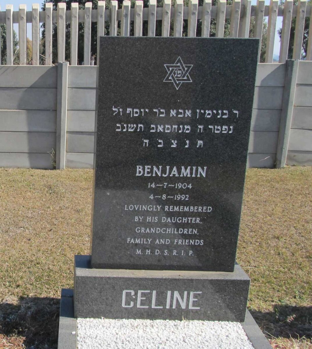 CELINE Benjamin 1904-1992