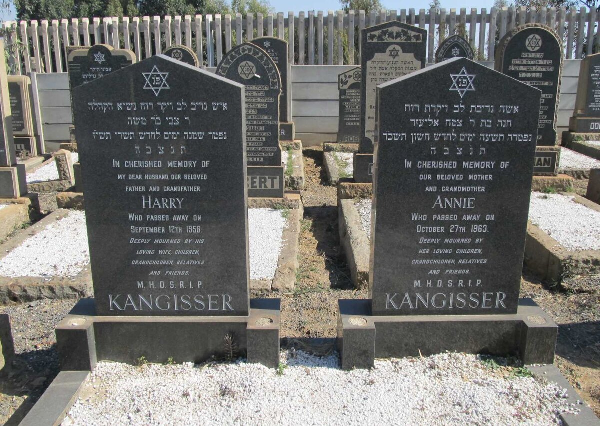 KANGISSER Harry -1956 &amp; Annie -1963