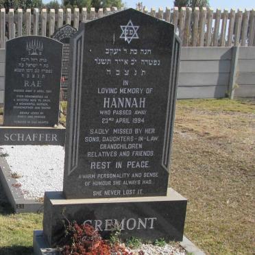 CREMONT Hannah -1994