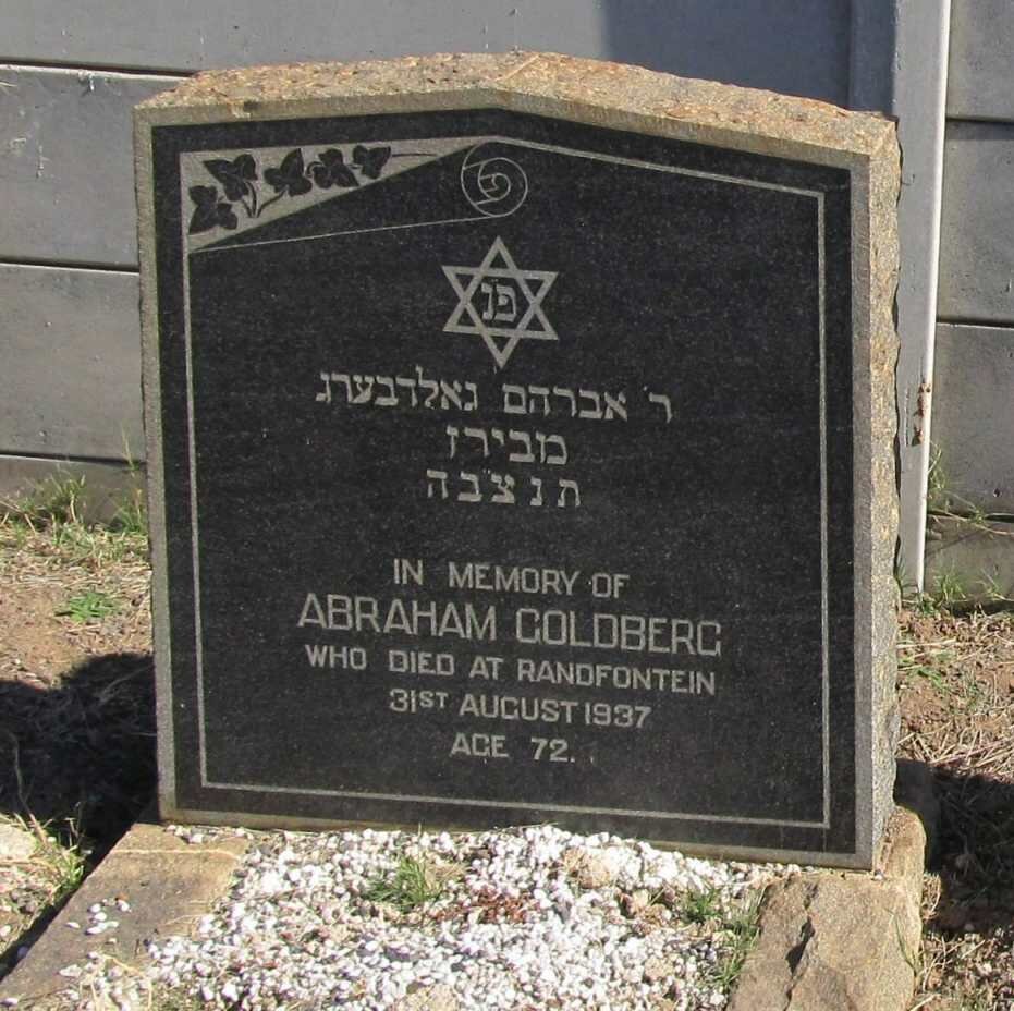 GOLDBERG Abraham -1937