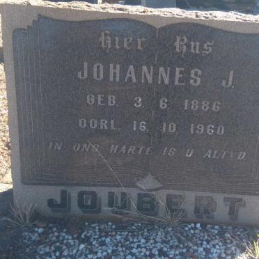JOUBERT Johannes J. 1886-1960