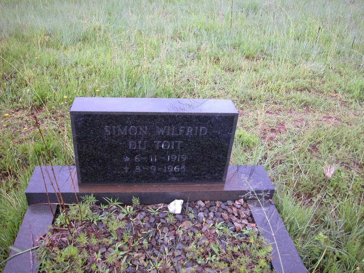 TOIT Simon Wilfred, du 1919-1965